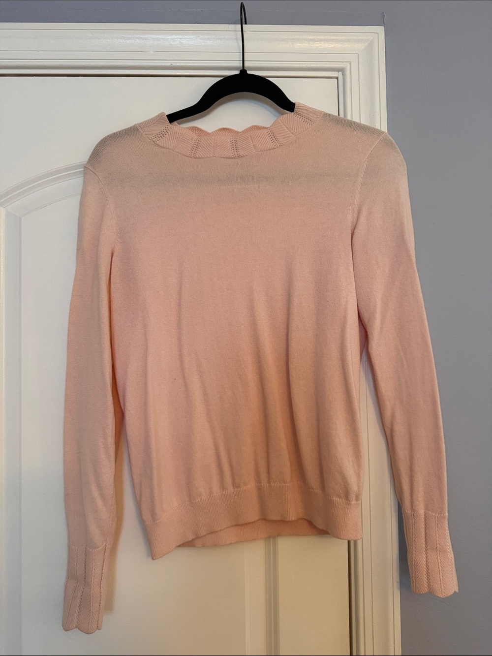 Boden Light Pink Crewneck Sweater